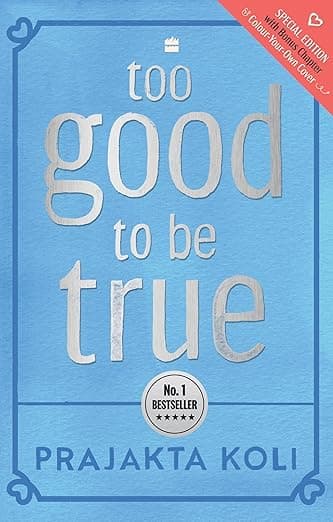 Too Good To Be True special hardbound edition — collectible cover by HarperCollins India